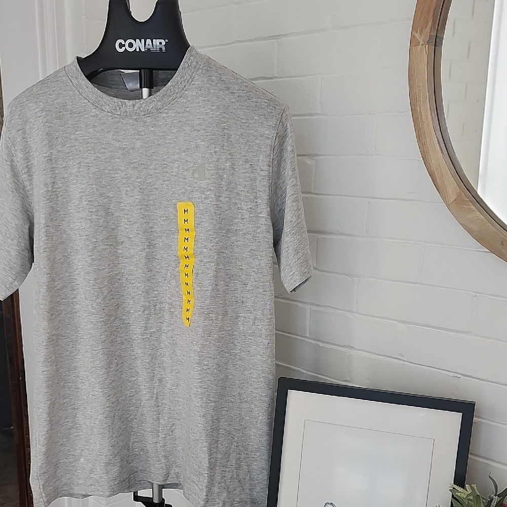 Champion Gray T-Shirt, Mens Medium